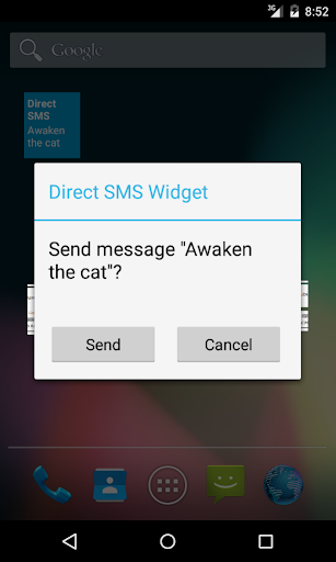 Direct SMS Widget