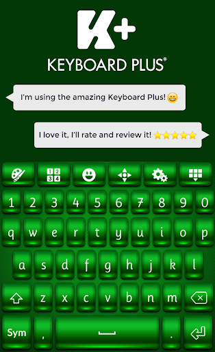 绿色HD键盘主题