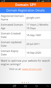 Domain SPY Screenshots 1