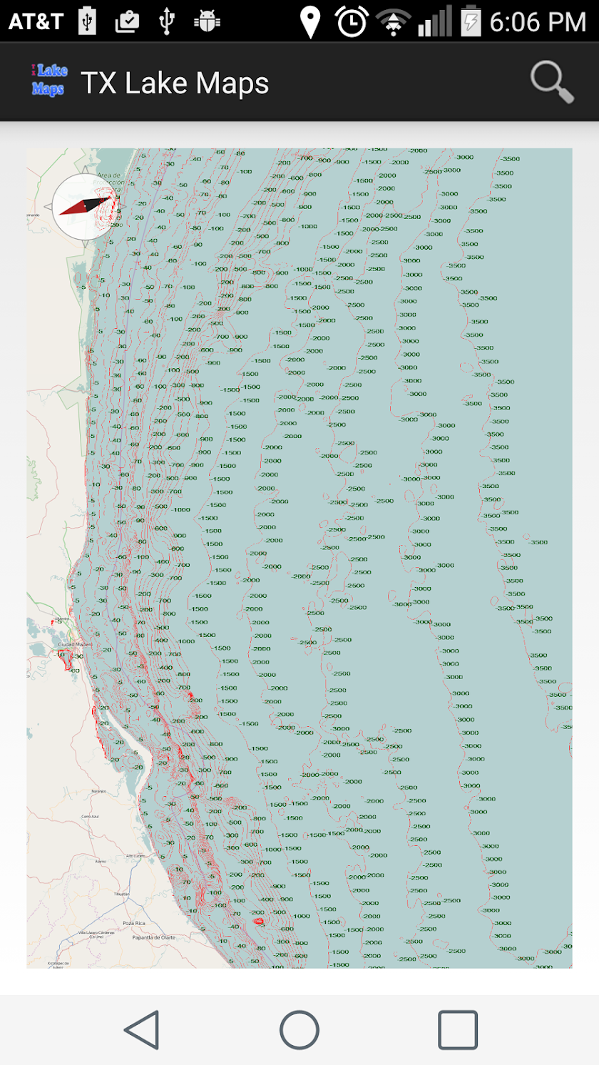 Texas Lake Maps Screen 2
