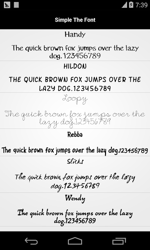 Pencil Font for Flipfont Free