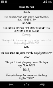 Galaxy Pencil Font for Android