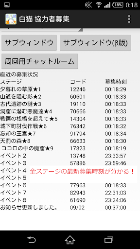 白猫協力者募集ツール