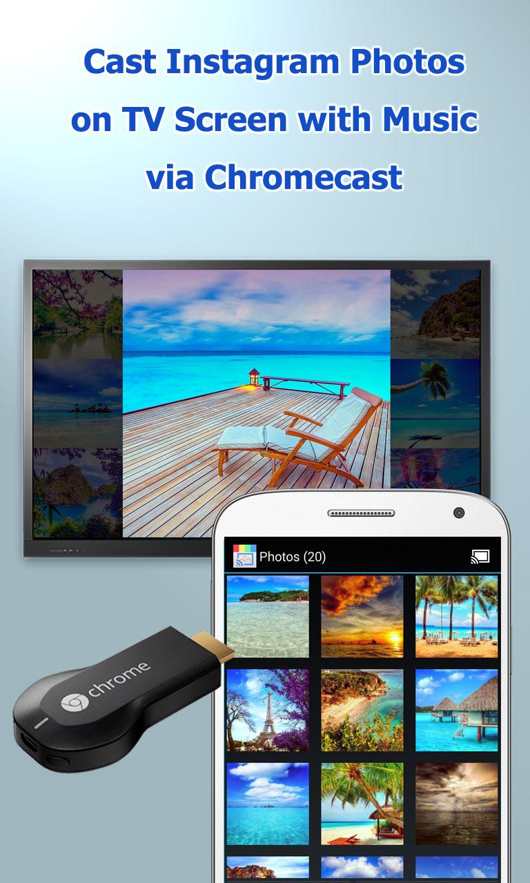 Android application CastOnTV for Instagram screenshort