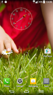 download Bunga-Bunga Widget Jam free