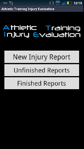 Athletic Training Injury Form