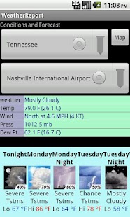 Free US National Weather APK for Android
