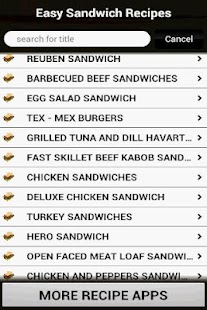 Lastest Easy Sandwich Recipes APK
