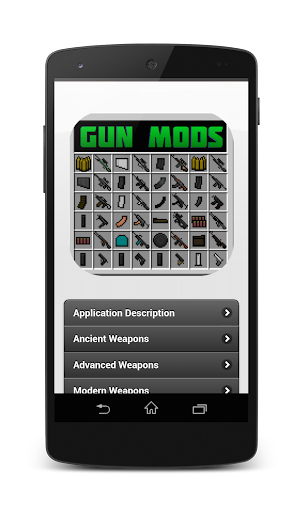 Mod with guns and machine gun