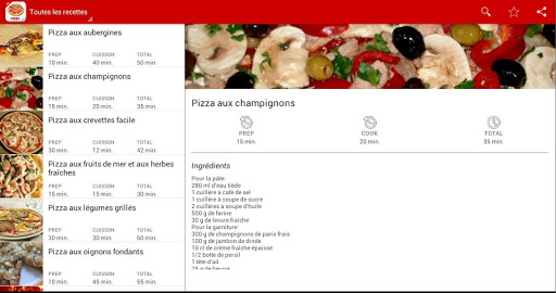 【免費生活App】Pizza recettes faciles-APP點子