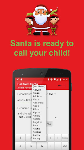 Phone Call from Santa Claus