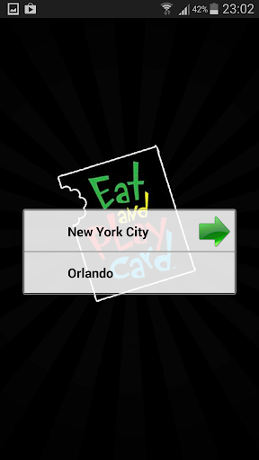 Eat and Play Card NYC Orlando