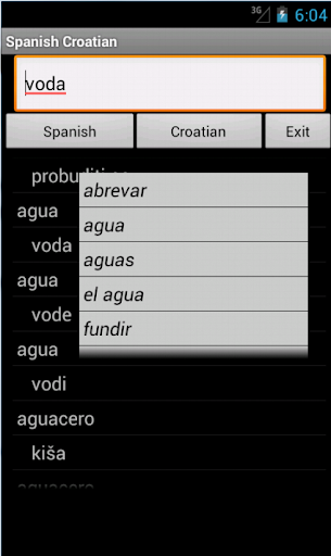 Spanish Croatian Dictionary