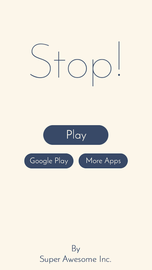Android application Stop! screenshort