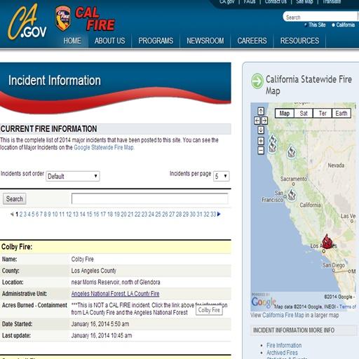 Cal Fire Reports