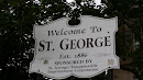 St. George 1886 Sign