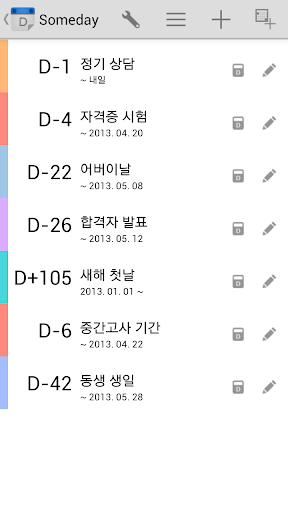 Someday - D-Day Calendar Sync