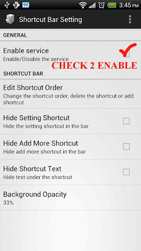 Shortcut Bar FullHD