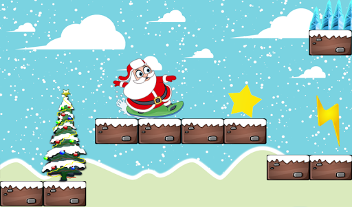 【免費冒險App】Santa Ski Jump Santa Running-APP點子