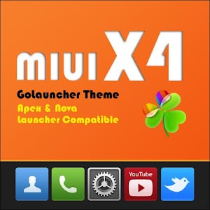 MIUI X4 Go/Apex/ADW Theme PRO 1.9.0