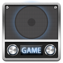 Game radio 8-bit music mobile app icon