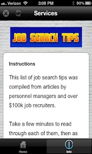 How to get Job Search Tips! 1.0 apk for android