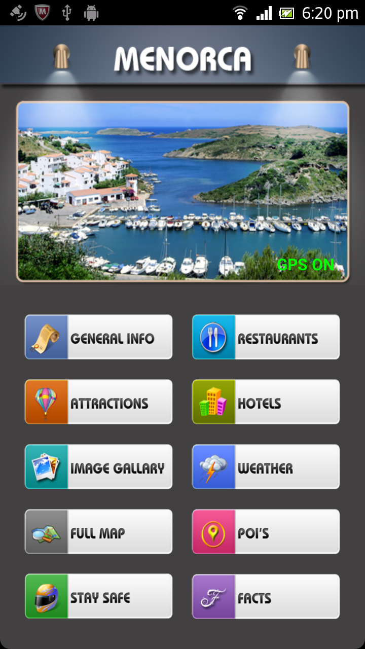 Menorca Offline Travel Guide Screen 1
