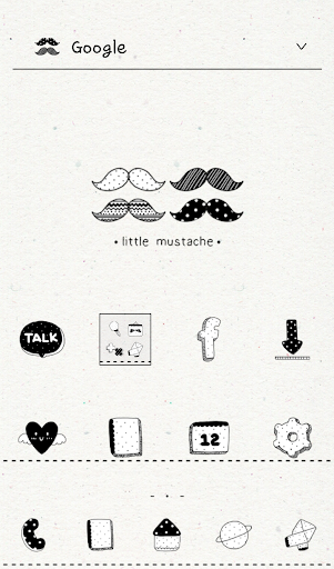 little mustache 도돌런처 테마