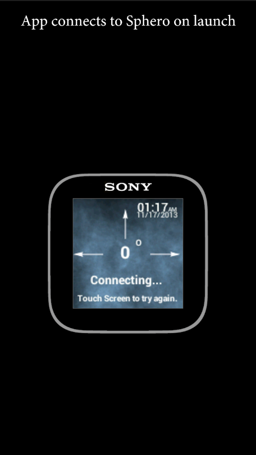 Android application Sphero SmartWatch Control screenshort