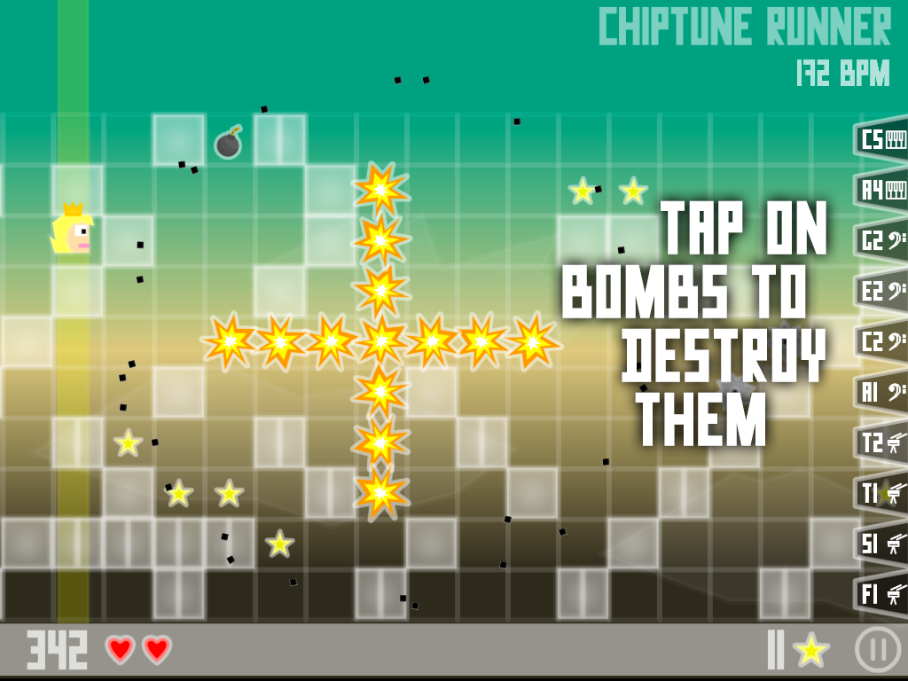 Chiptune Runner - screenshot