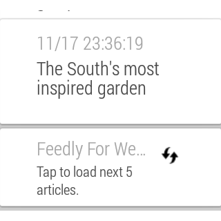 【免費新聞App】Feedly for Wear-APP點子