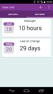 Days Until (Cards UI) Screen 2