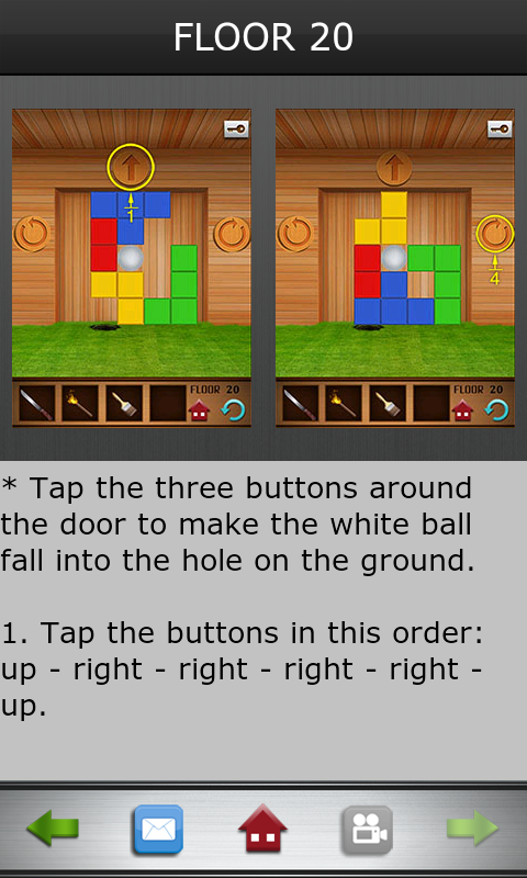 100 Floors Official Cheats Screen 2