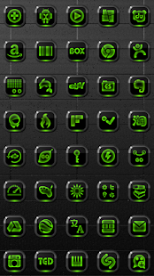 download NEON GREEN Next Launcher Theme free