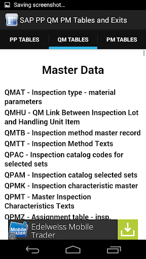 【免費商業App】SAP PP QM PM Tables-APP點子