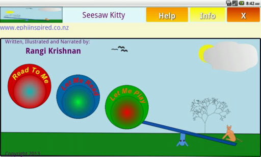 Seesaw Kitty - child's ebook