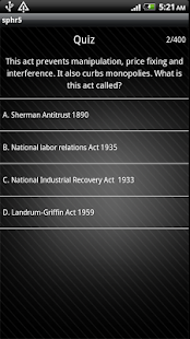 SPHR PHR Questions simulator Screenshots 1