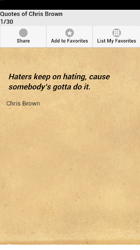 Quotes of Chris Brown
