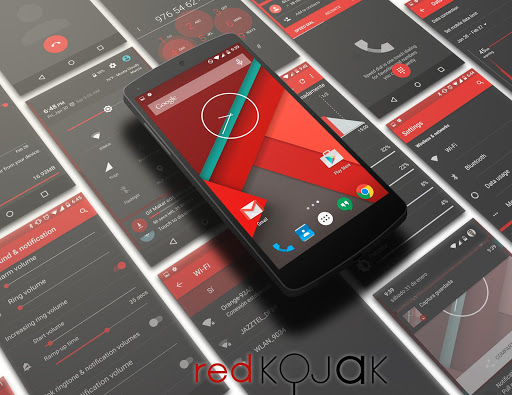 CM12 Red Kojak Theme