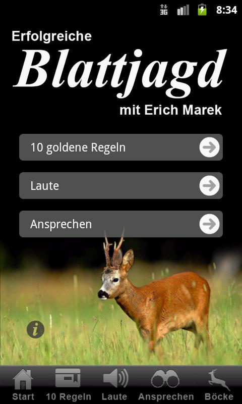 Android application Roebuck Hunt screenshort