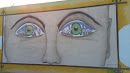 Graffitti Ojos Verdes