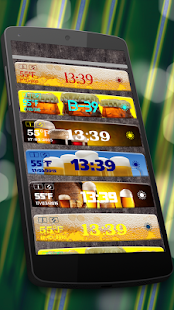 Beer Weather Clock Widget Screen 2