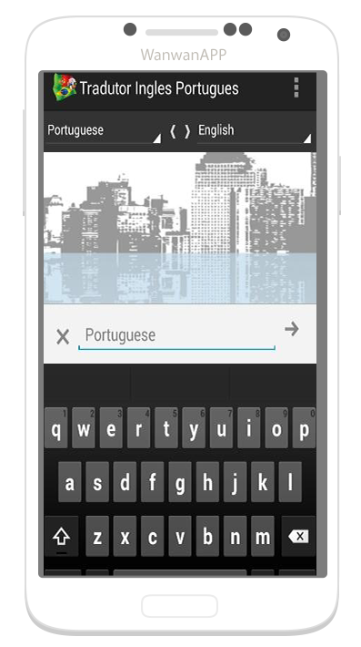 Android application English Portuguese Translator screenshort