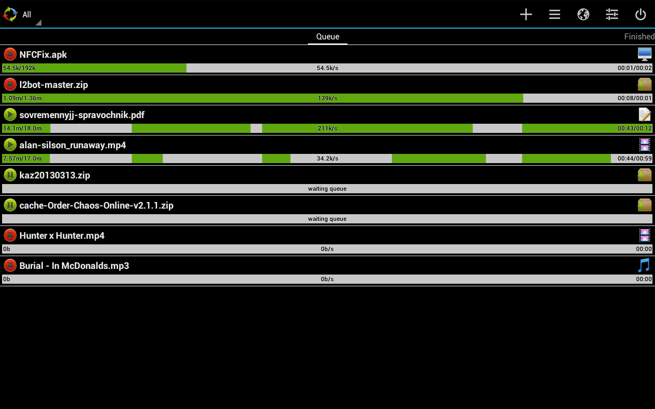 Advanced Download Manager - screenshot