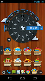 TSF Clock Widget poster 2