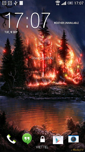 Forest Fires Live Wallpaper