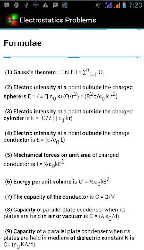 【免費書籍App】Electrostatics Problems-APP點子