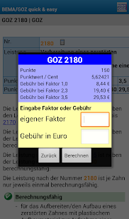 BEMA und GOZ quick & easy Screenshots 4