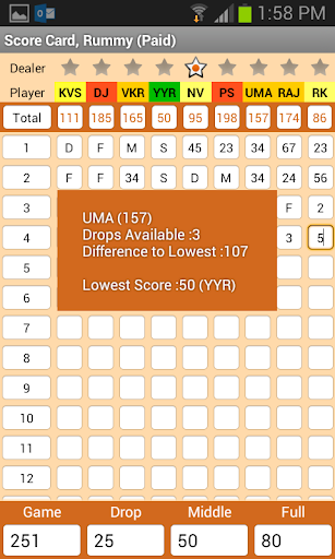 【免費紙牌App】ScoreCard, Rummy-APP點子