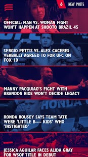 MMA and UFC daily news Screenshots 1